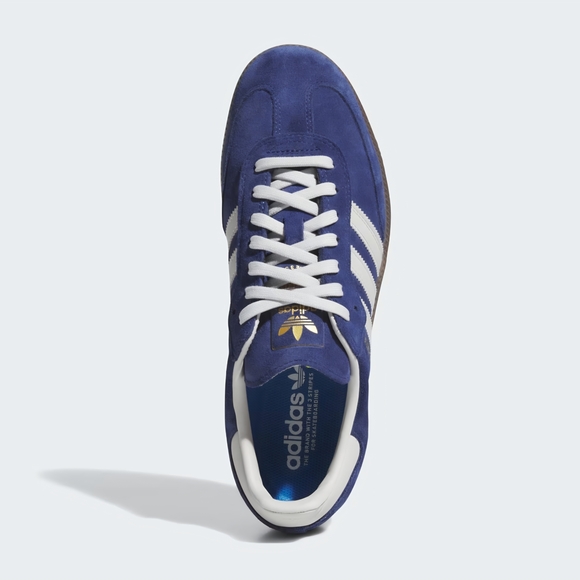 Adidas Womens Samba Sneakers In Blue and Grey,/ White Size 8.5  NWT - Picture 3 of 11